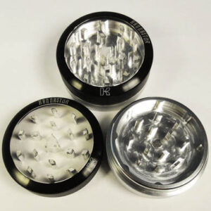 Grinder - 2.2" Kannastör 2-Piece (Glass Top)